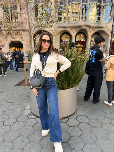 Midnight Blue Wide Leg Farmer