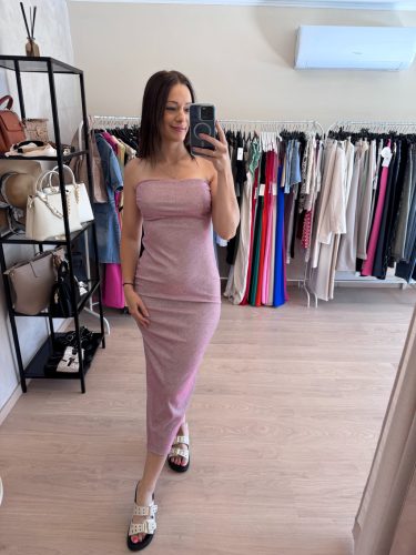 Glam Babypink Csőruha