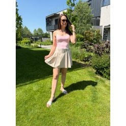 Sweet Beige Skort – Rakott Szoknyanadrág