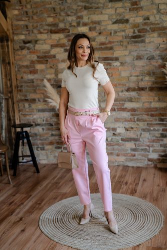 Sabrina babarózsaszín nadrág