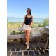 White Demin Luxe Short