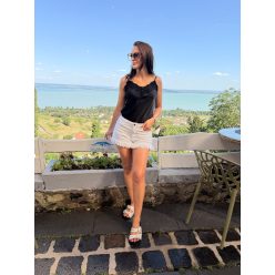 White Demin Luxe Short