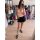 Balck Demin Luxe Short