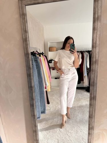 Soft Fit Fehér Farmer