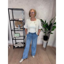 Light Blue Wide Leg Farmer -Világos Wide Leg