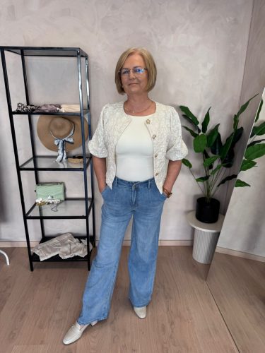 Light Blue Wide Leg Farmer -Világos Wide Leg